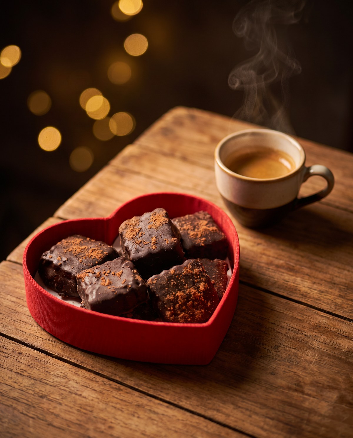 Lidah con café — dulce árabe artesanal acompañado con café espresso